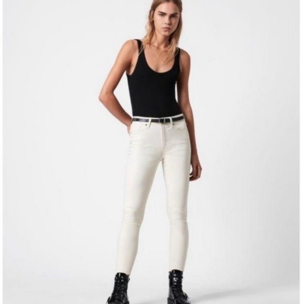 AllSaints Miller Coated Jeans-Size 28